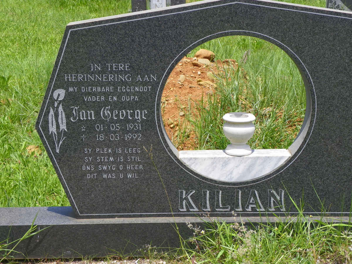KILIAN Jan George 1931-1992