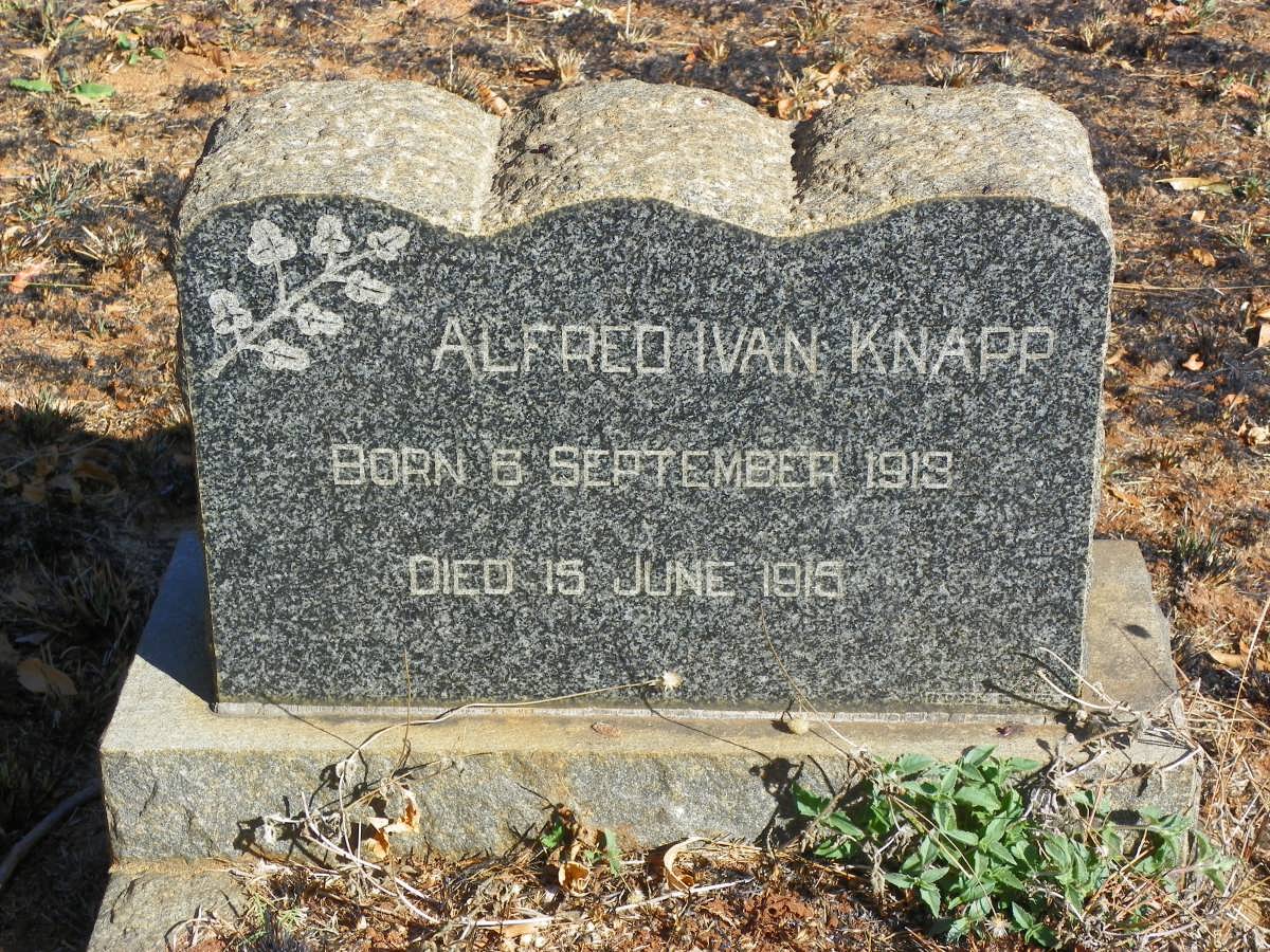 KNAPP Alfred Ivan 1913-1915