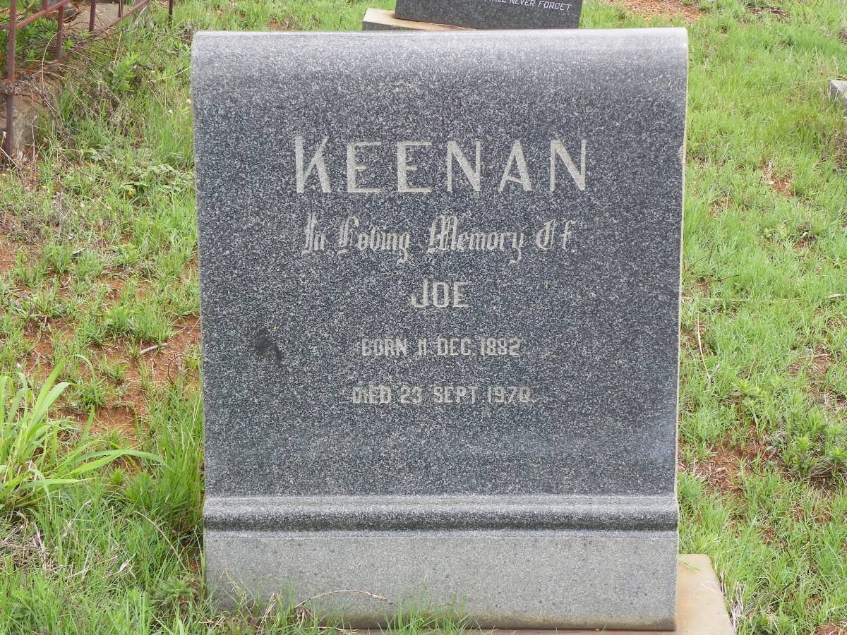 KEENAN Joe 1882-1970