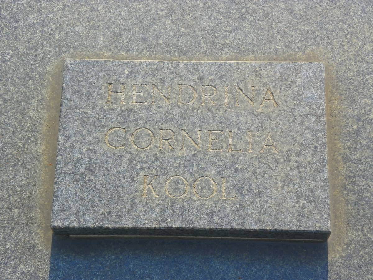 KOOL Cornelis &amp; Hendrina Cornelia