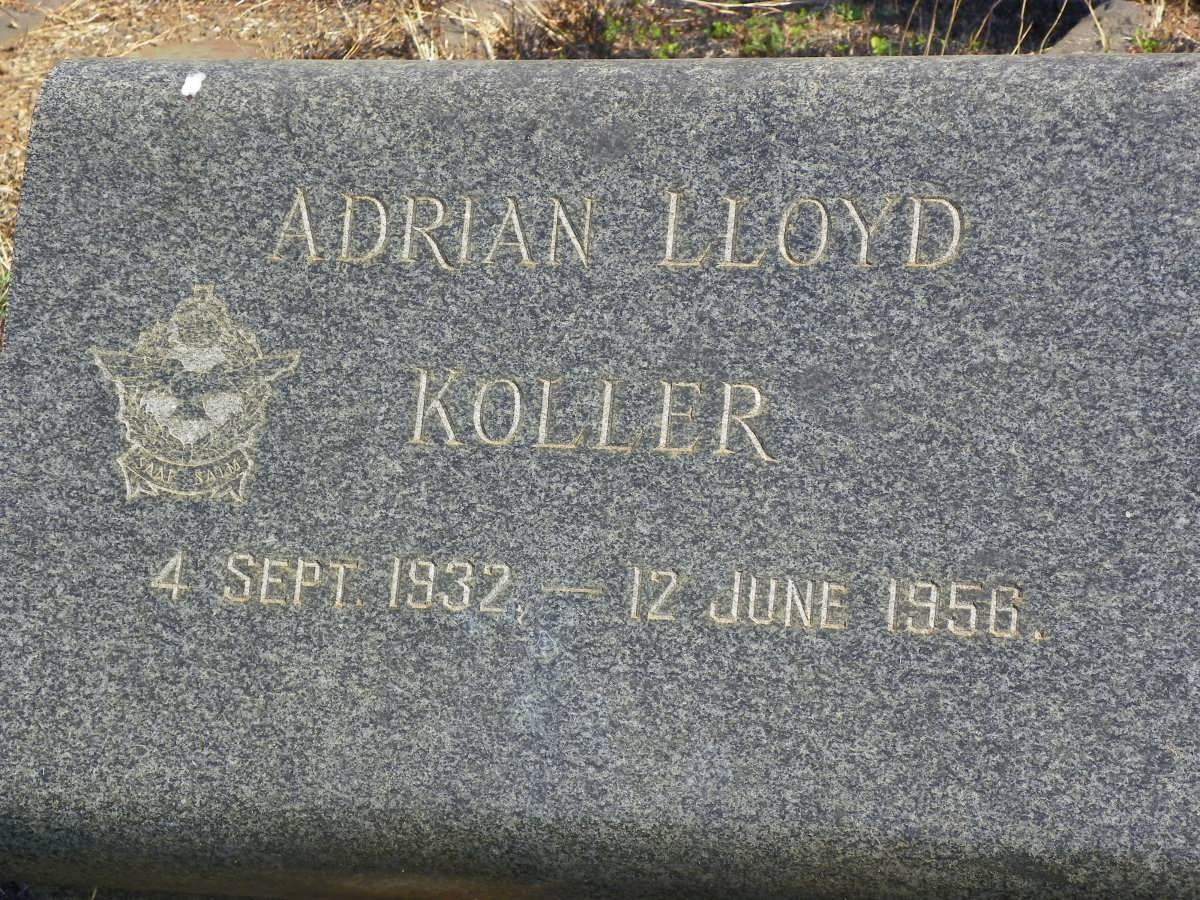 KOLLER Adrian Lloyd 1932-1956