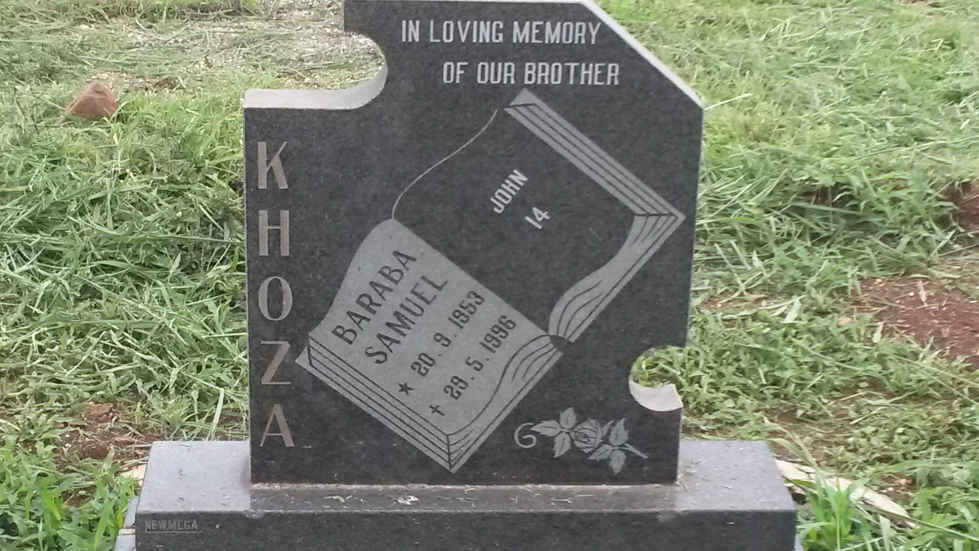 KHOZA Baraba Samuel 1953-1996