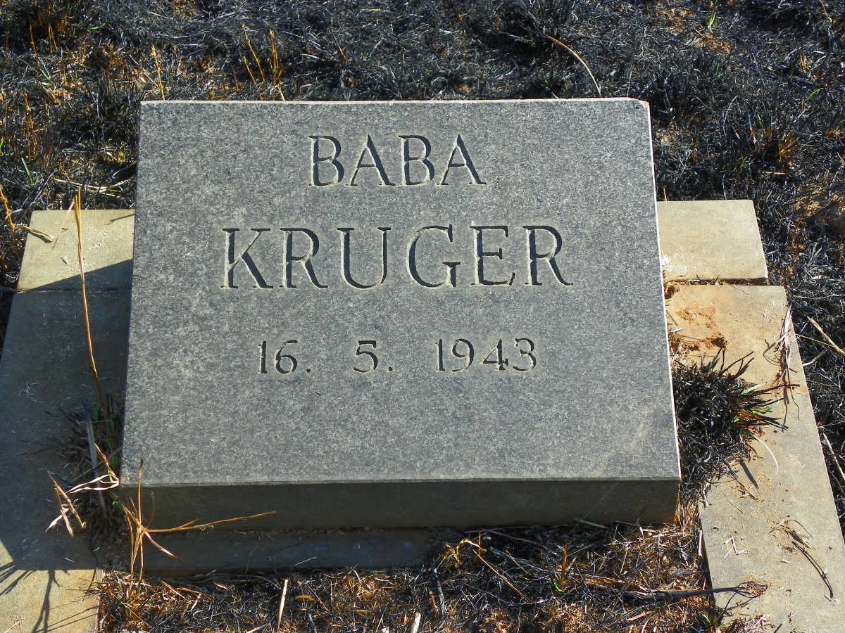 KRUGER Baba -1943