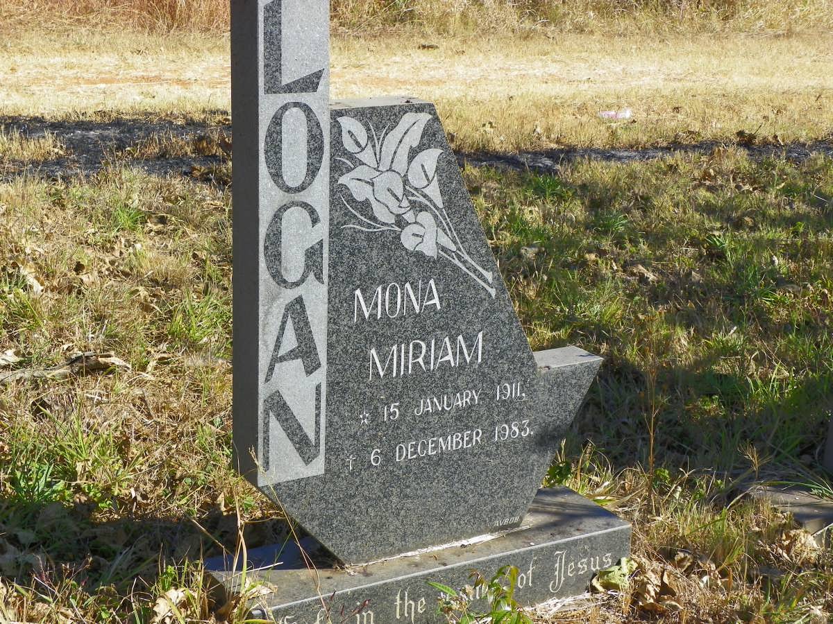 LOGAN Mona Miriam 1911-1983