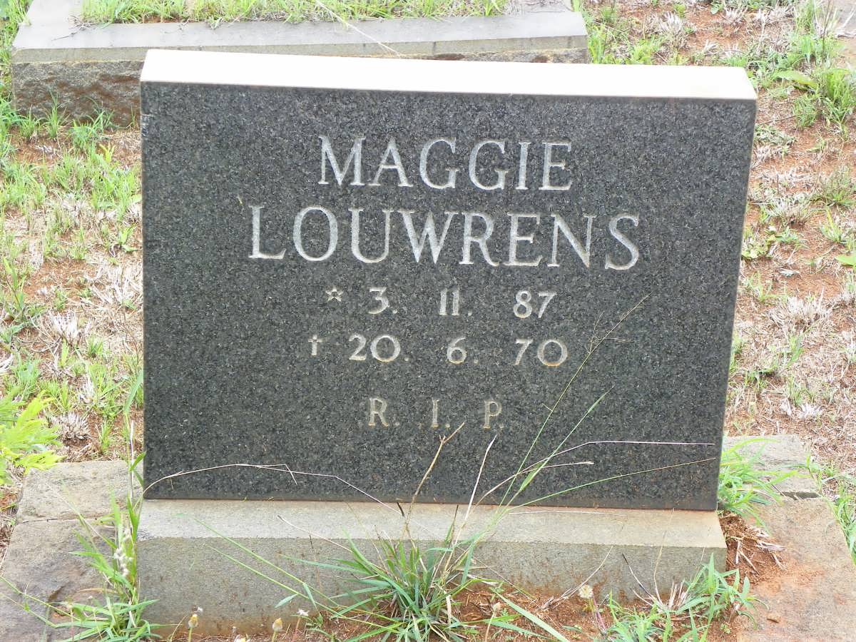 LOUWRENS Maggie 1887-1970