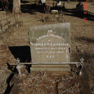 LAWRENCE Thomas H. 1864-1915