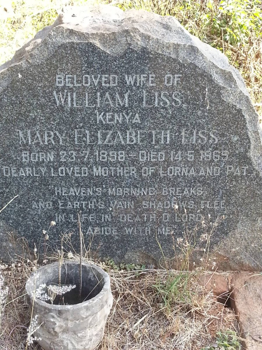 LISS Mary Elizabeth 1898-1965