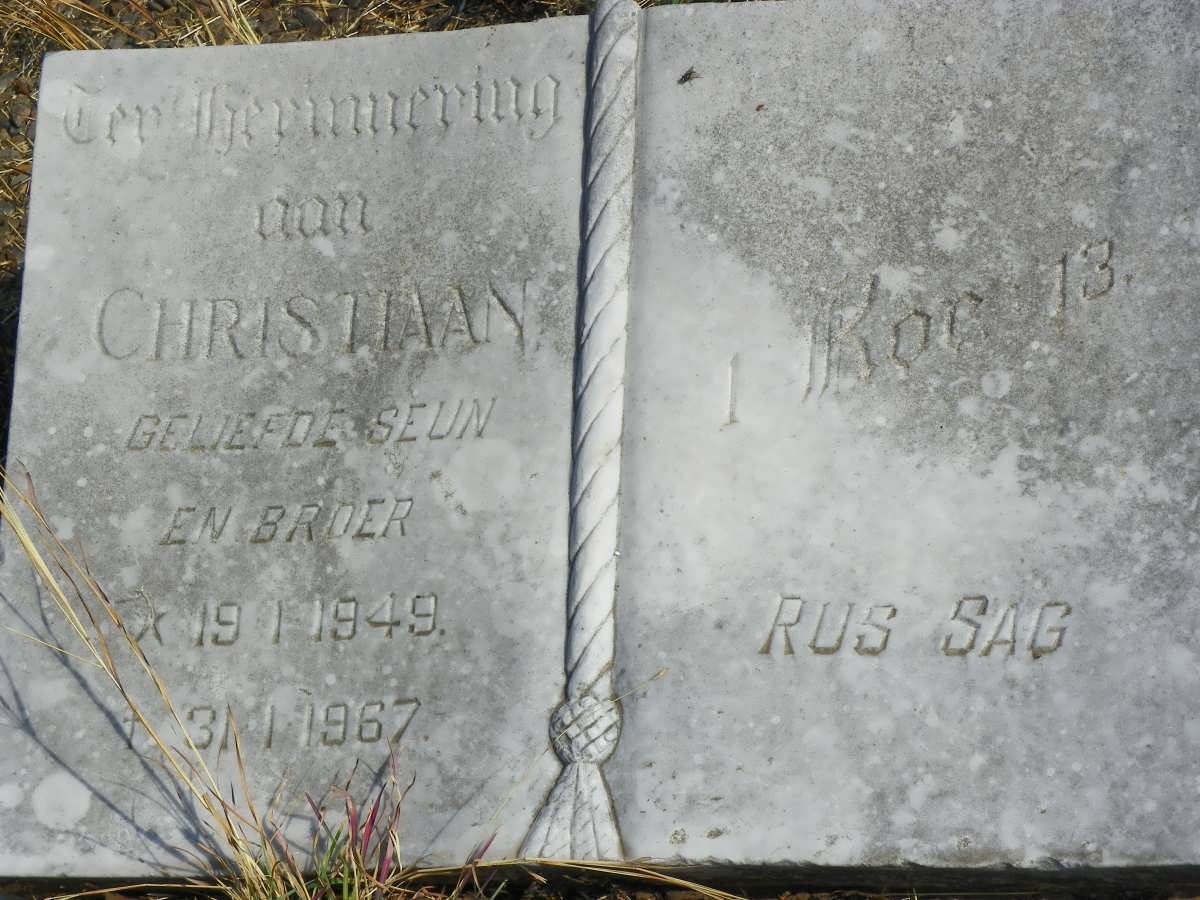 LANGE Christiaan, de 1949-1967