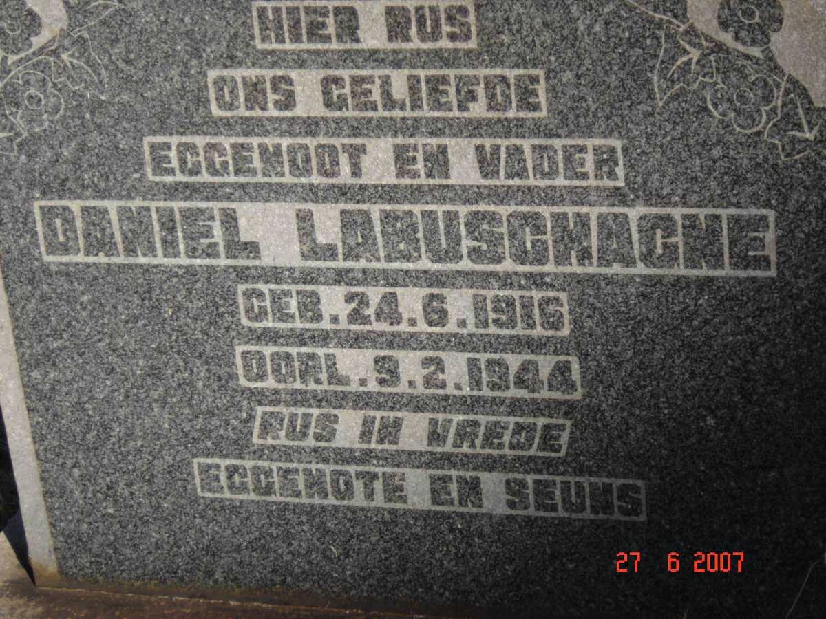 LABUSCHAGNE Daniel 1916-1944