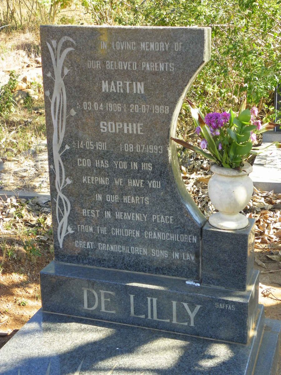 LILLY Martin, de 1906-1988 &amp; Sophie 1911-1993