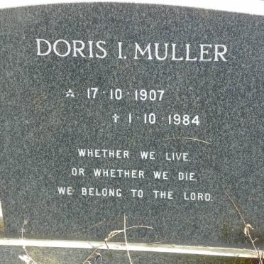 MULLER Doris I. 1907-1984