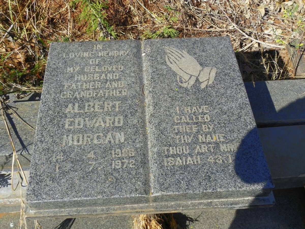 MORGAN Albert Edward 1926-1972