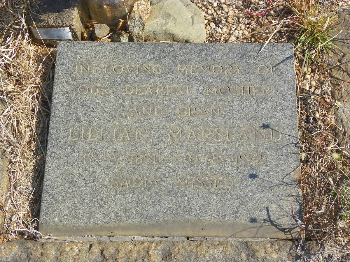 MARSLAND Lillian 1891-1972