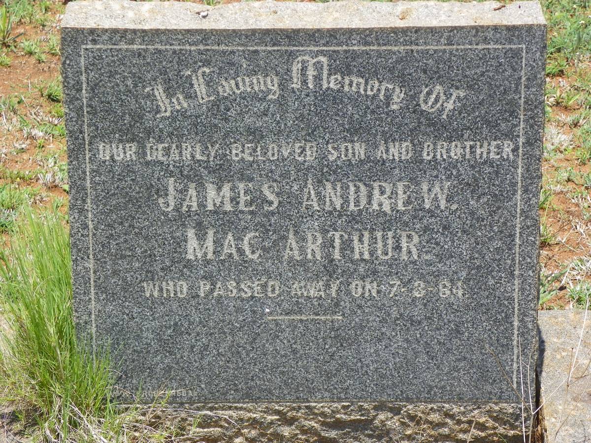MACARTHUR James Andrew -1964