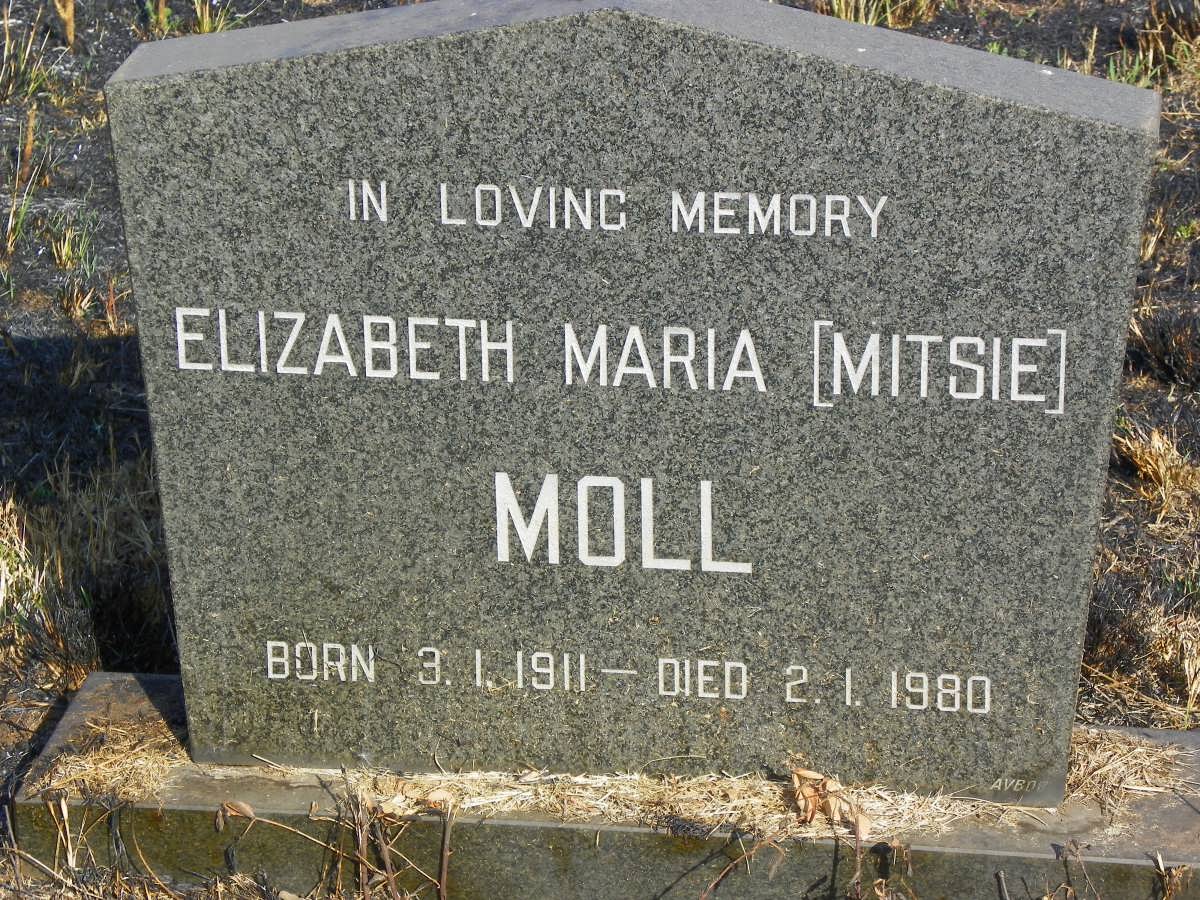 MOLL Elizabeth Maria 1911-1980