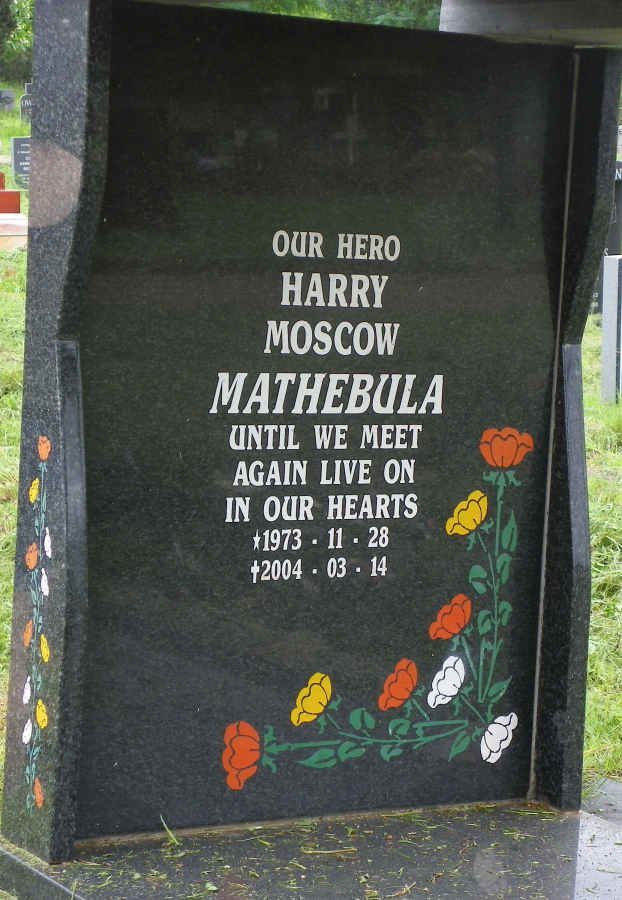 MATHEBULA Harry Moscow 1973-2004