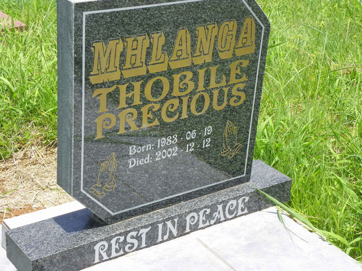 MHLANGA Thobile Precious 1983-2002