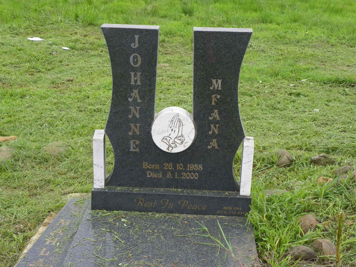 MFANE Johanne 1958-2000