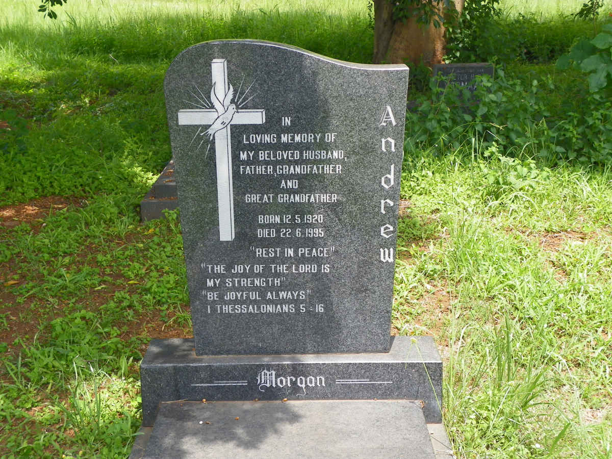 MORGAN Andrew 1920-1995