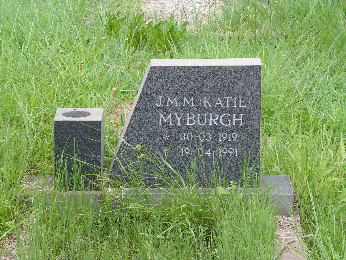 MYBURGH J.M.M. 1919-1991