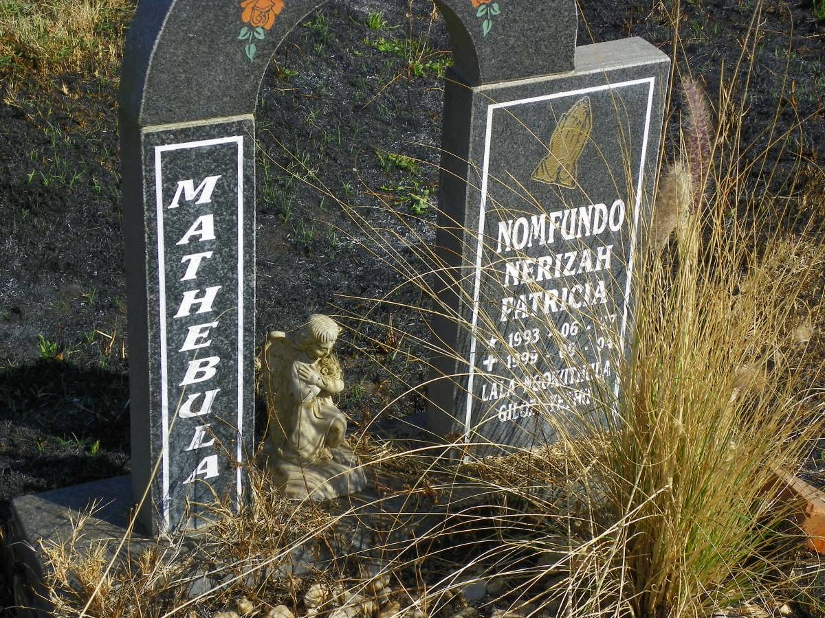 MATHEBULA Nomfundo Nerizah Patricia 1993-1999