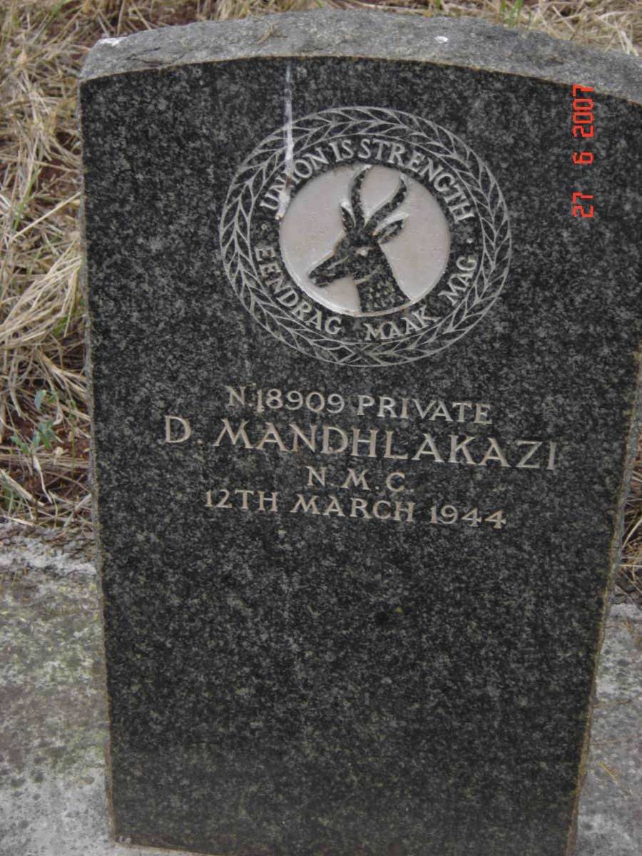 MANDHLAKAZI D. -1944