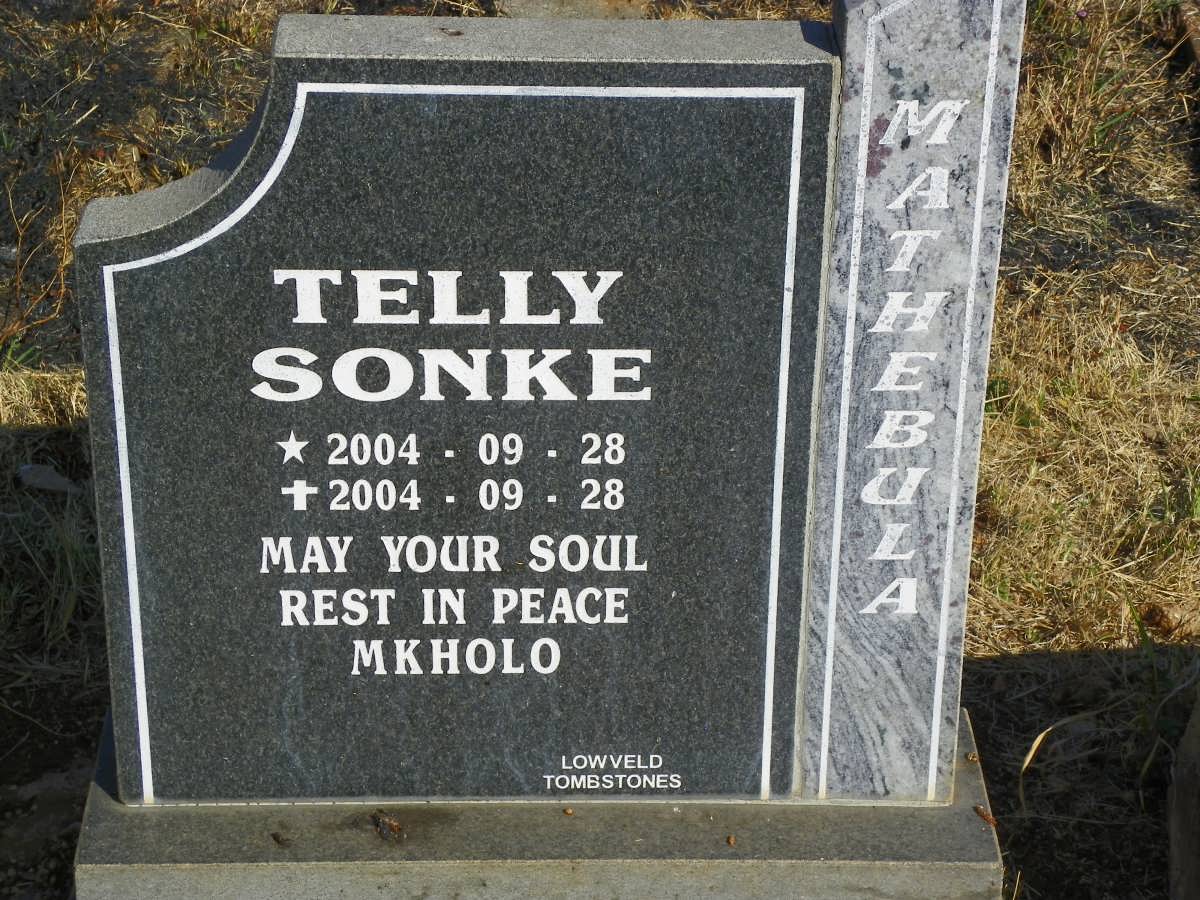 MATHEBULA Telly Sonke 2004-2004