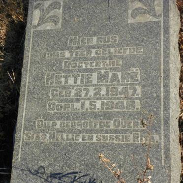 MARE Hettie 1947-1948