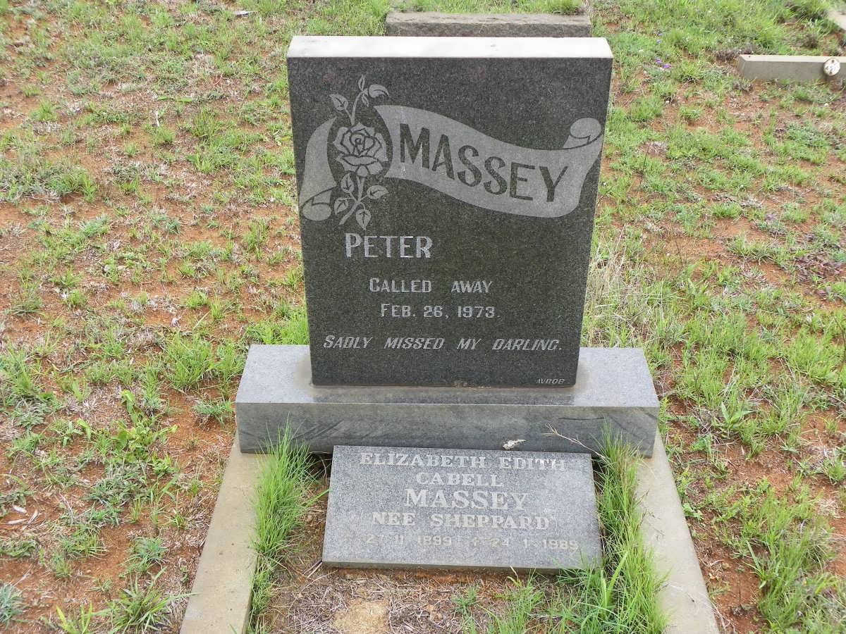 MASSEY Peter -1973 &amp; Elizabeth Edith Cabell SHEPPARD 1899-1989