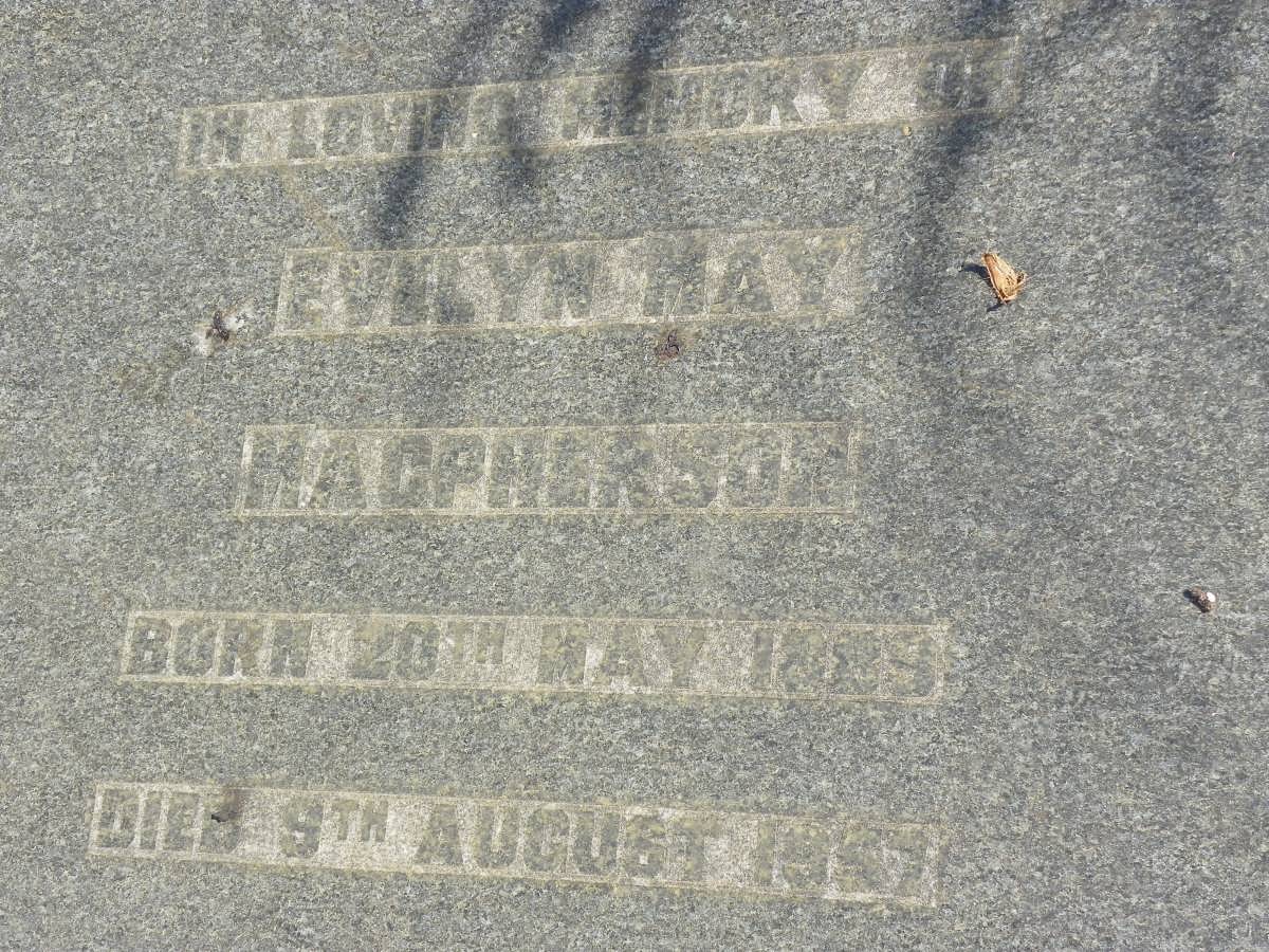 MACPHERSON Evelyn May 1889-1957