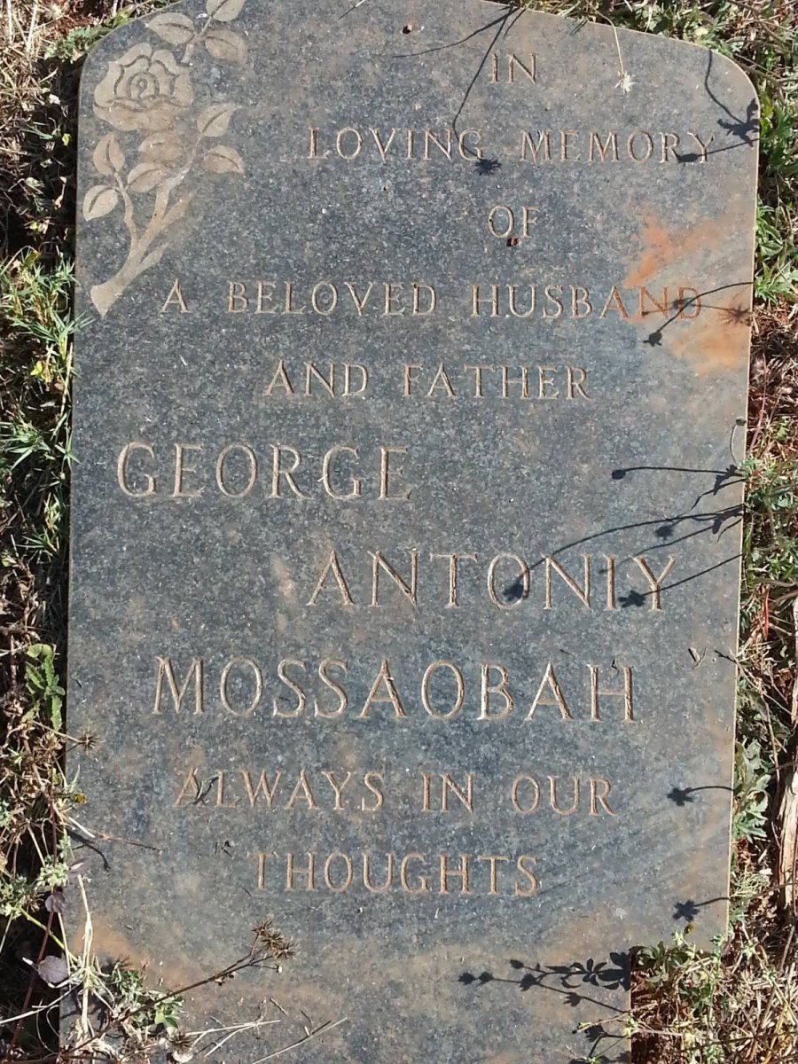 MOSSAOBAH George Antoniy
