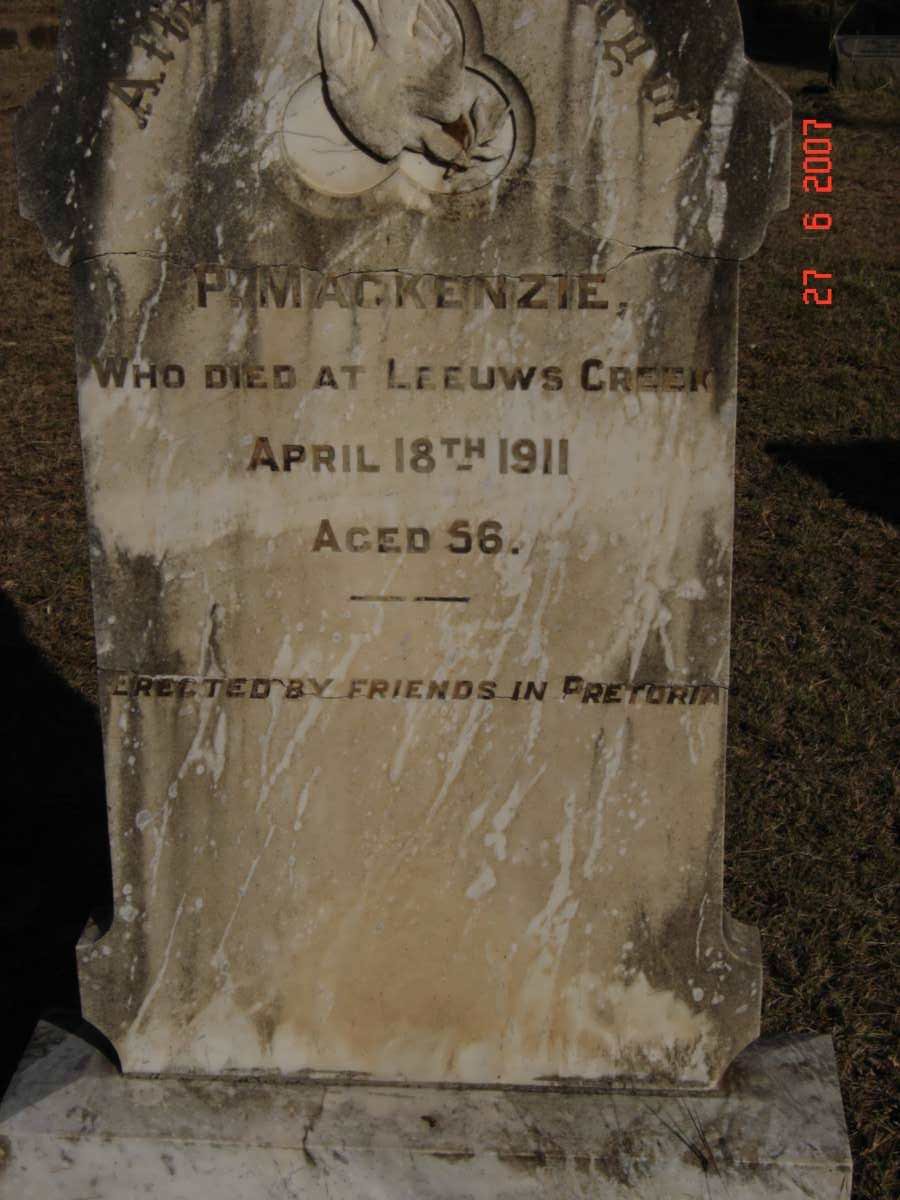 MACKENZIE P. -1911
