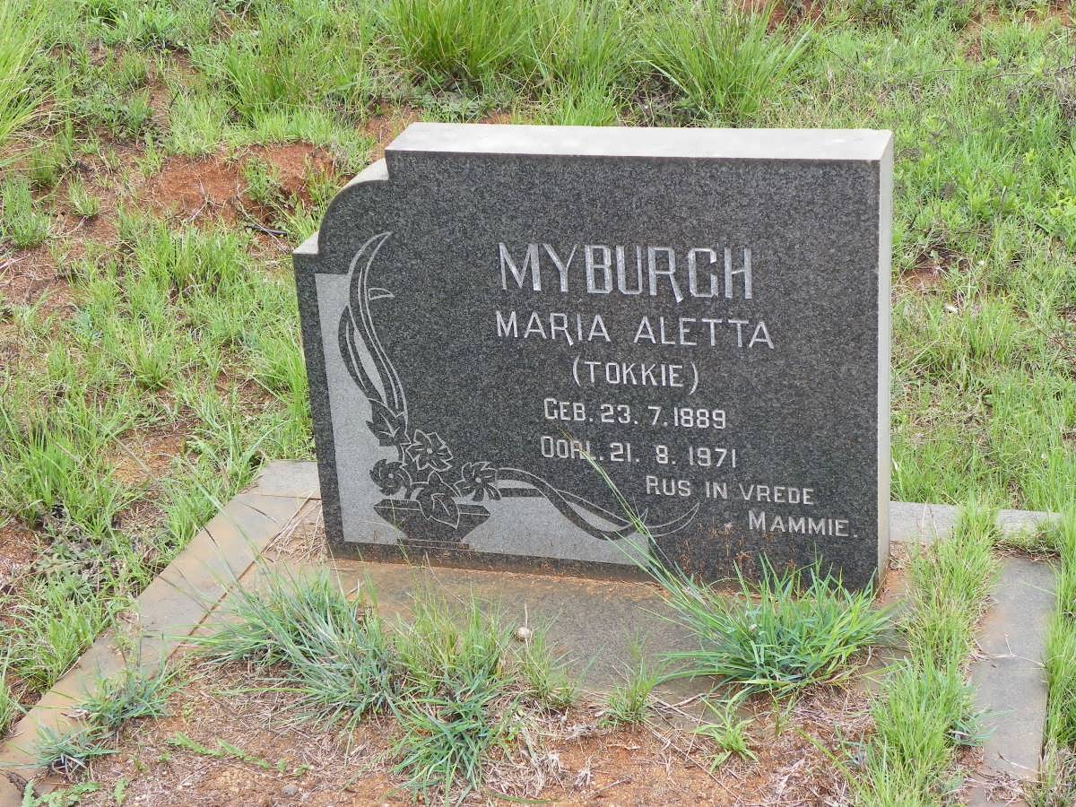 MYBURGH Maria Aletta 1889-1971