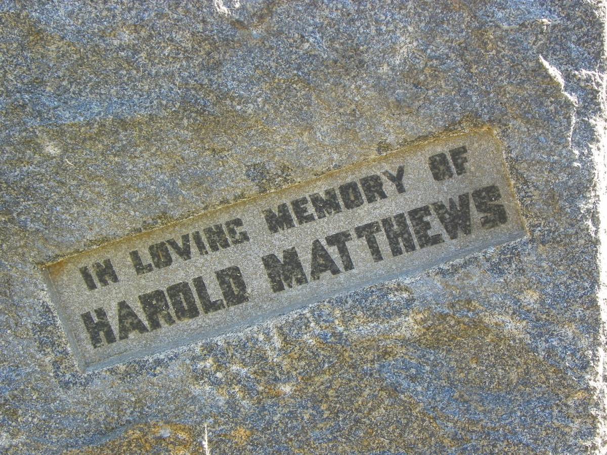 MATTHEWS Harold