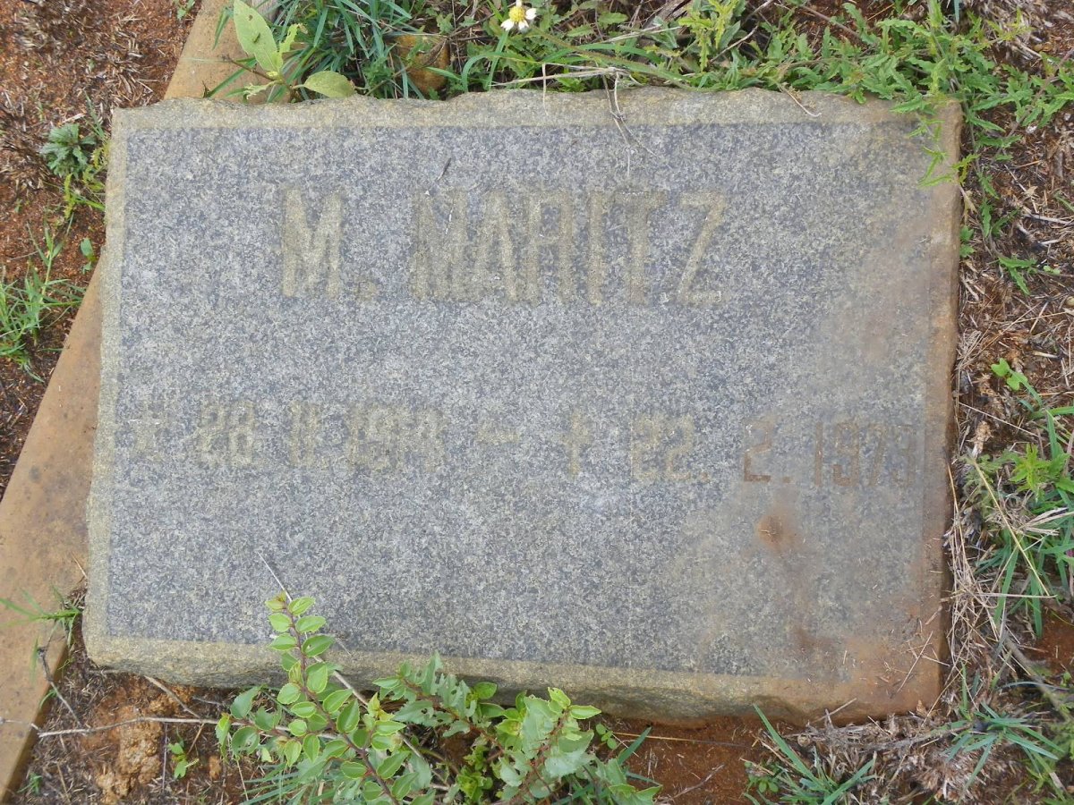 MARITZ M. 1914-1973