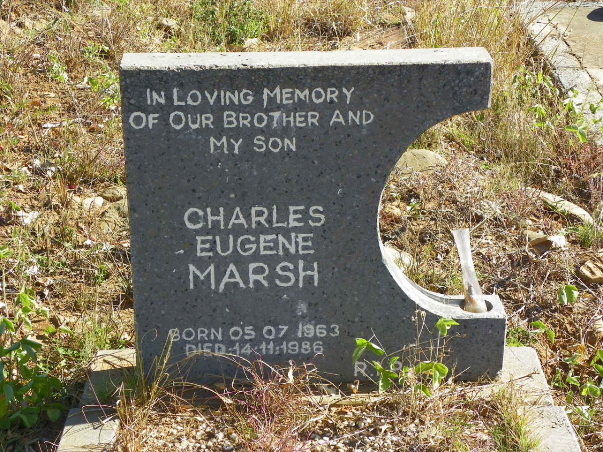 MARSH Charles Eugene 1963-1986