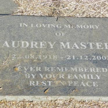 MASTERS Audrey 1918-2002