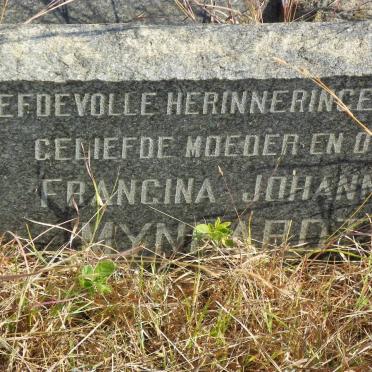 MYNHARDT Francina Johanna