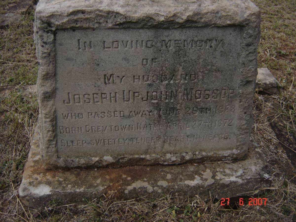 MOSSOP Joseph Upjohn 1872-1928