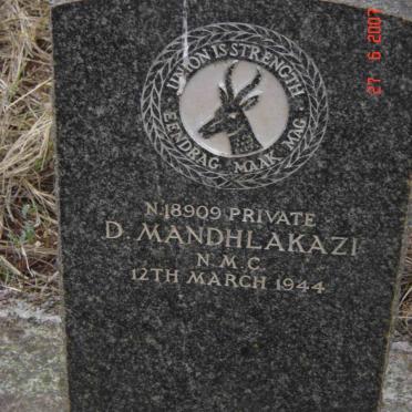 MANDHLAKAZI D. -1944