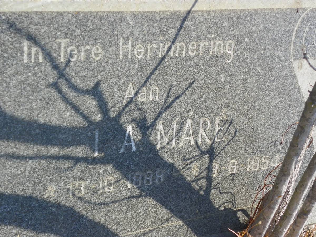 MARE I.A. 1888-1954