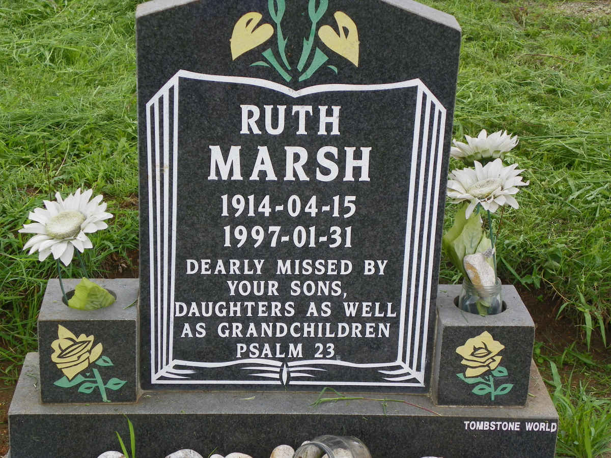 MARSH Ruth 1914-1997