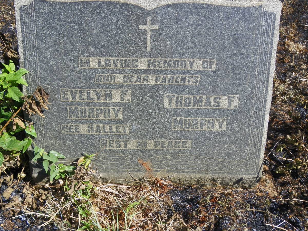 MURPHY Thomas F. &amp; Evelyn F. HALLETT