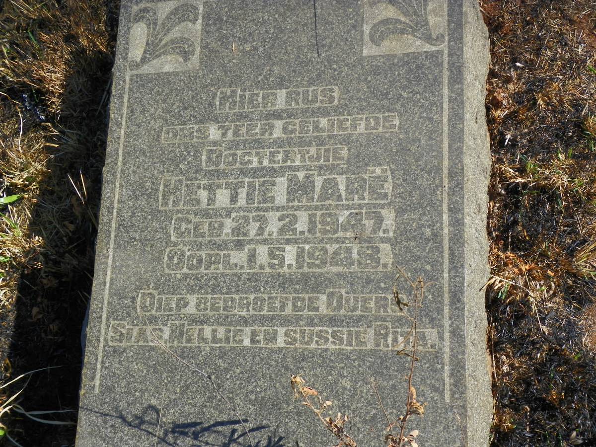 MARE Hettie 1947-1948
