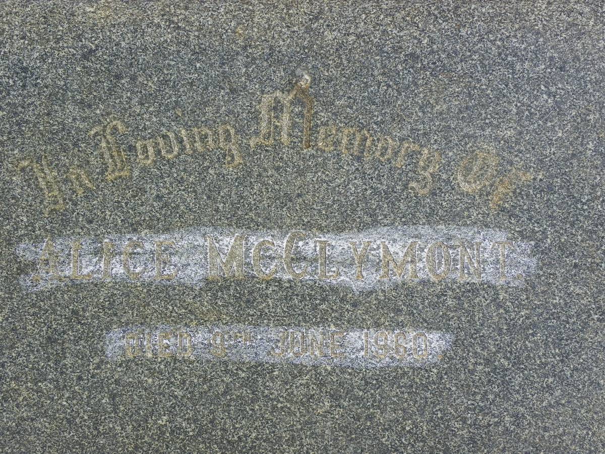 McCLYMONT Alice -1960