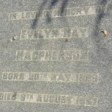 MACPHERSON Evelyn May 1889-1957