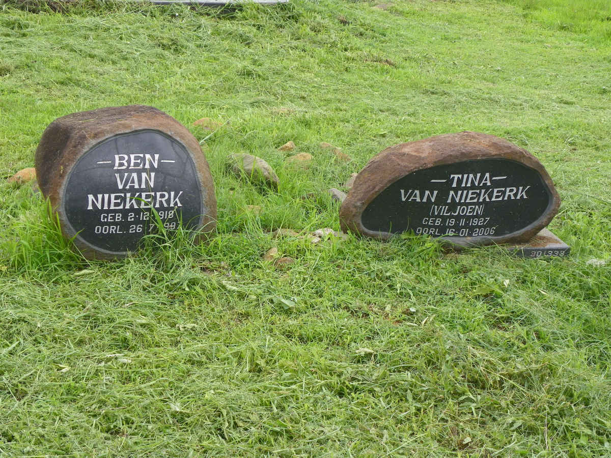 NIEKERK Ben, van 1918-1987 &amp; Tina VILJOEN 1927-2006