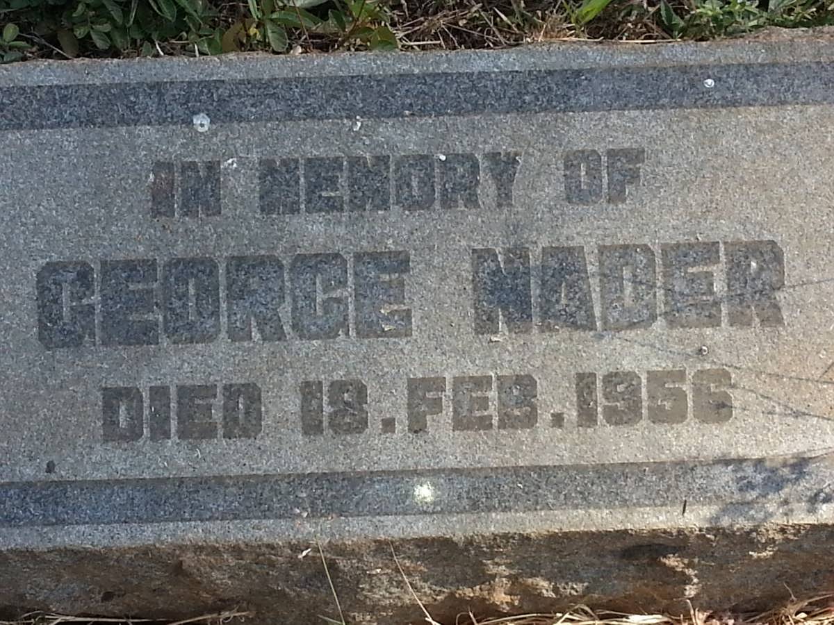 NADER George -1956