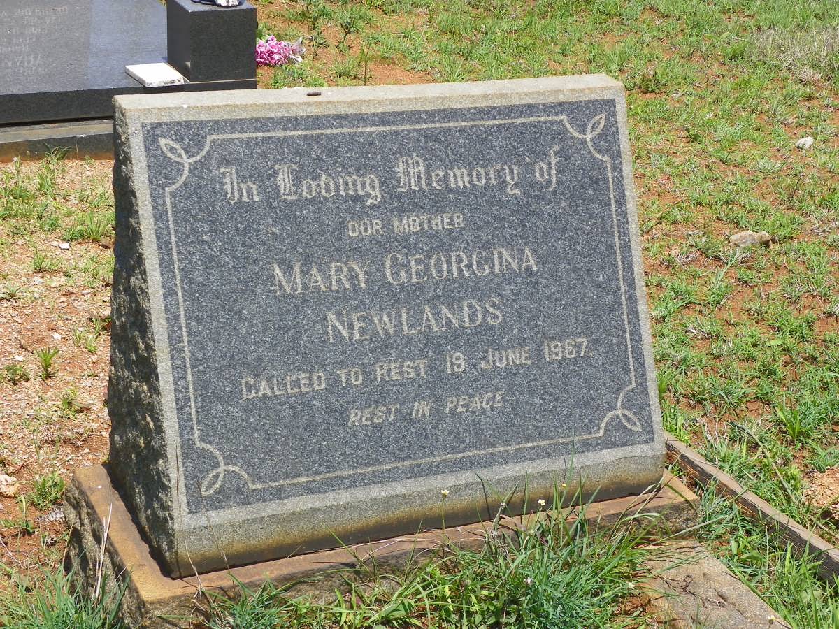 NEWLANDS Mary Georgina -1967