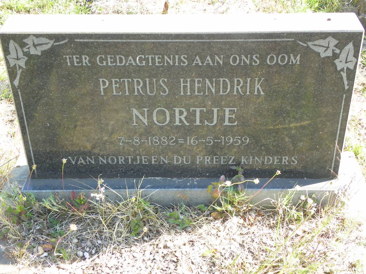 NORTJE Petrus Hendrik 1882-1959